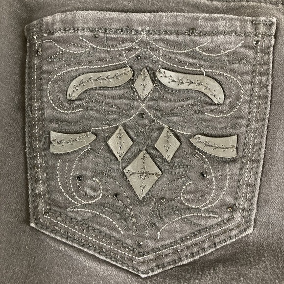 Rhythm in Blues Jeans Women's‎ Size 14 Modern Black Denim Stretch Straight Leg - Picture 5 of 16